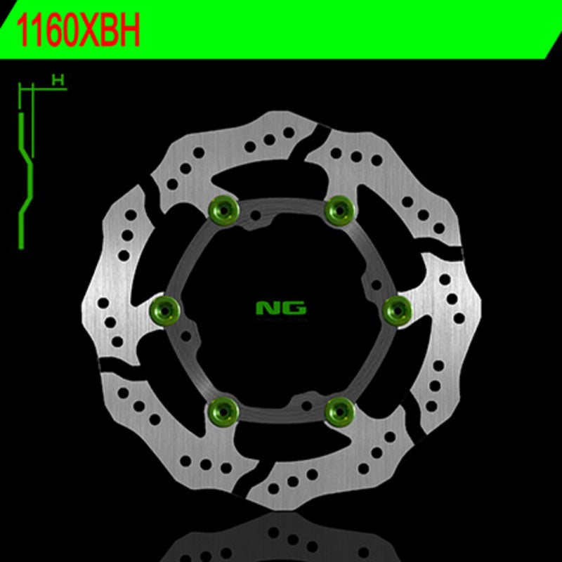 NG BRAKE DISC WAVE 1160XBH