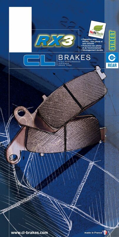 CL BRAKES utcai Sintered Metal fékbetétek - 1167RX3 1167RX3 