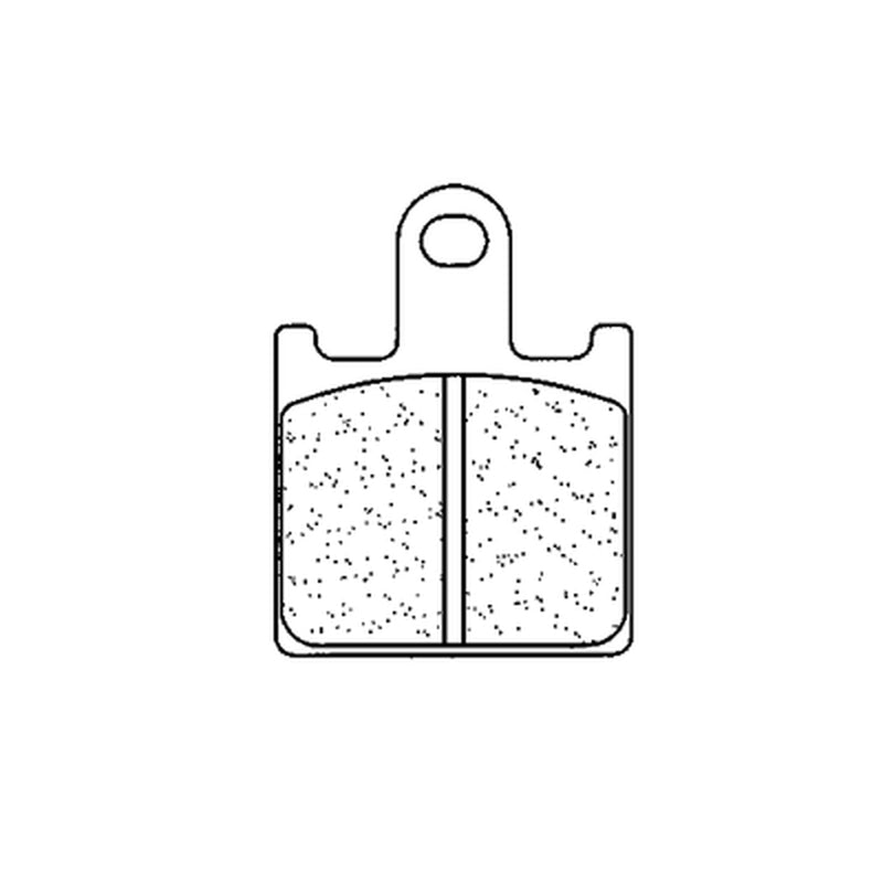 CL BRAKES Verseny Sinterezett Fém Fékpofák - 1177C60 1177C60 