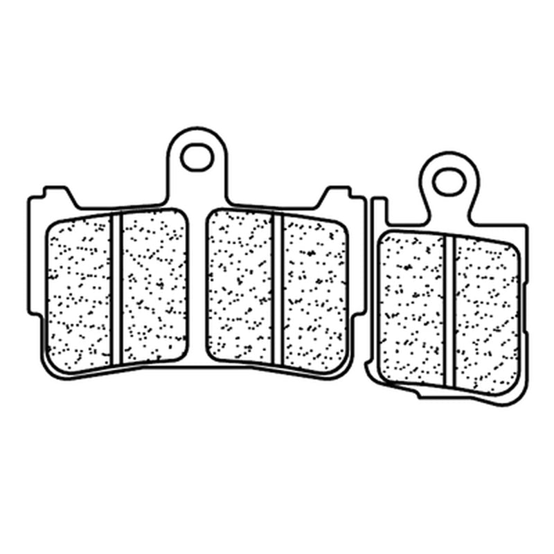 CL BRAKES utcai szinterezett fékbetétek - 1216A3+ 1216A3+ 