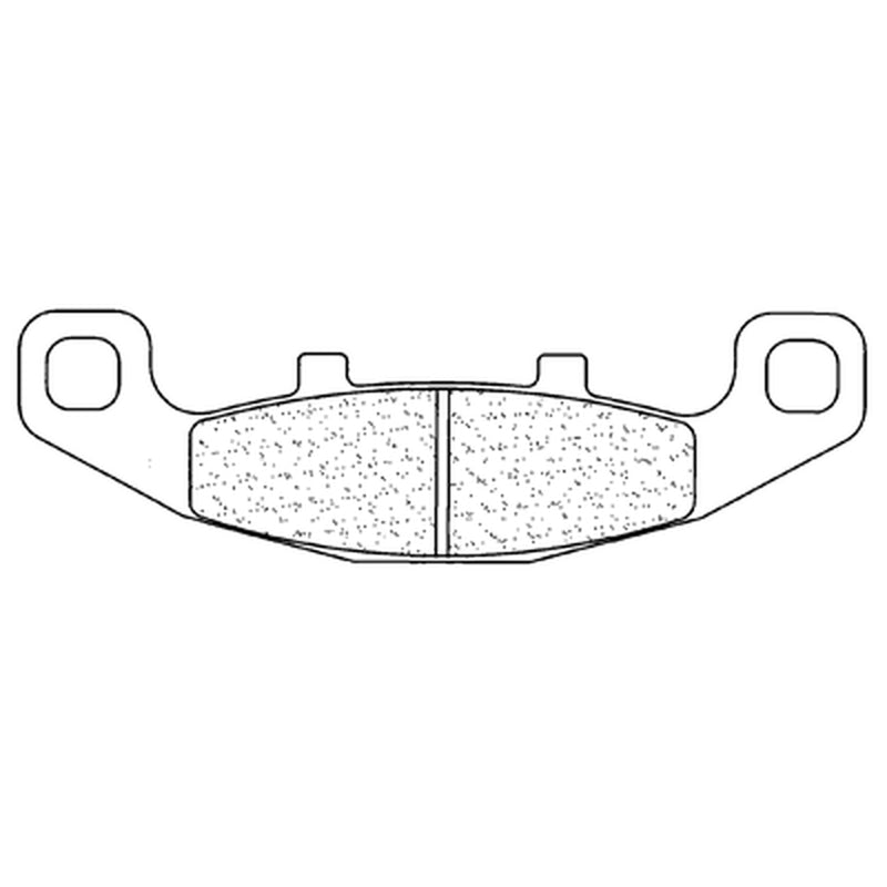 CL BRAKES utcai szinterezett fékbetétek - 2304A3+ 2304A3+ 