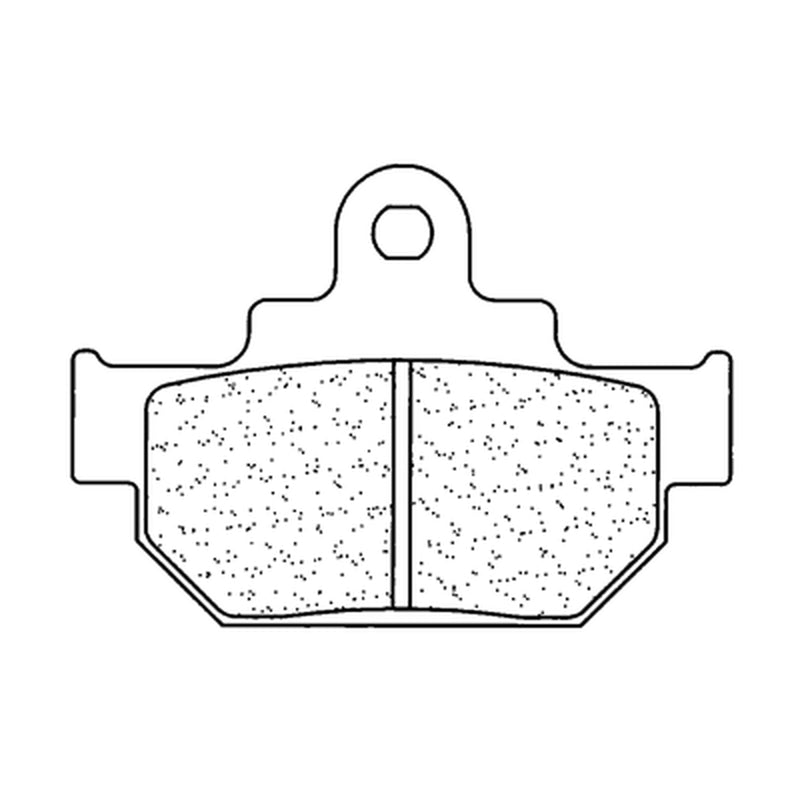 CL BRAKES utcai szinterezett fékbetétek - 2386A3+ 2386A3+ 