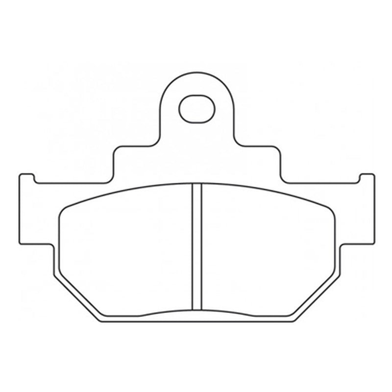 CL BRAKES utcai szinterezett fékbetétek - 2387S4 2387S4 