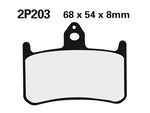 NISSIN Street Semi-Metallic Brake pads - 2P-203NS 2P-203NS 