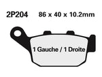 NISSIN Off-Road Félfém fékbetétek - 2P-204GS 2P-204GS 