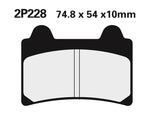 NISSIN utcai fékbetétek - 2P-228NS 2P-228NS 