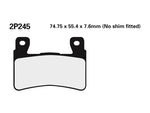 NISSIN utcai fékbetétek - 2P-245NS 2P-245NS 