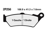 NISSIN utcai fékbetétek félig fémes - 2P-256NS 2P-256NS 