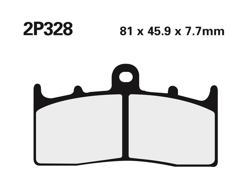 NISSIN Street /Off-Road Sinterezett fékbetétek - 2P-328ST 2P-328ST 