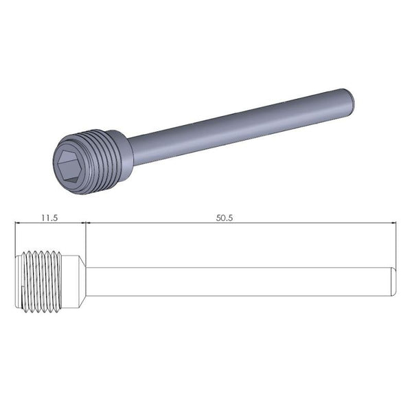 Moto-Master Brake Pad Pin 213037
