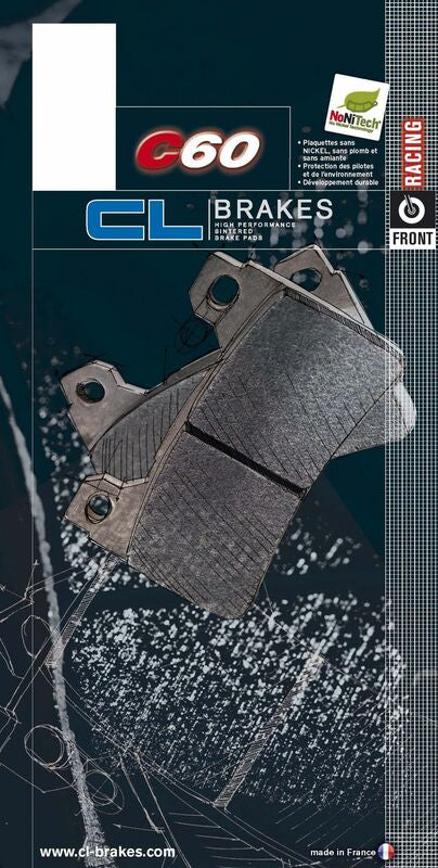 CL BRAKES Verseny Sinterezett Fém Fékpofák - 1185C60 1185C60 