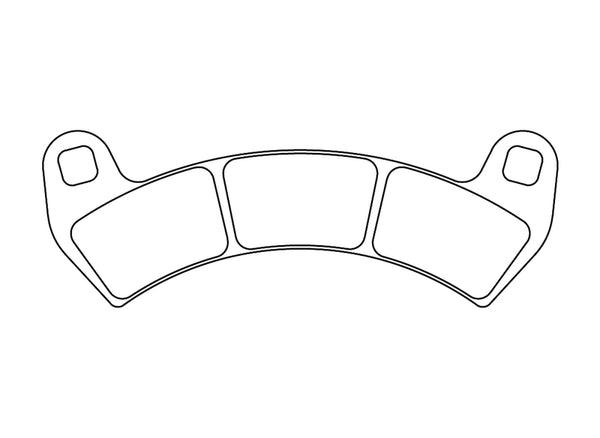 CL fékek ATV szinterelt fém fékbetétek - 1247atv1 1247atv1