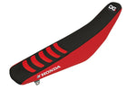 Blackbird Double Grip 3 ülés burkolat fekete/piros Honda CRF450R 1141H