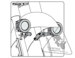 Denali Fender Light Mount Harley Davidson Lah.23.10800.B