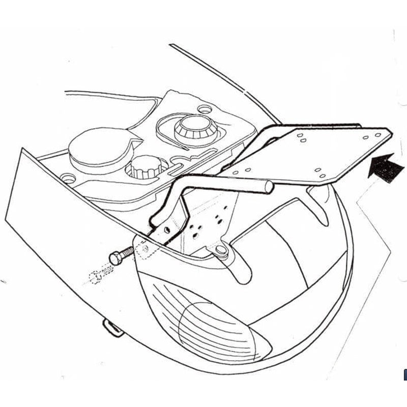 Shad Top Master illesztő készlet - Peugeot P0V59T