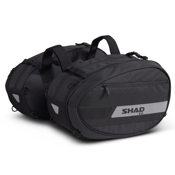 Shad SL58 nyeregtáskák nagy fekete 46-58L x0SL58