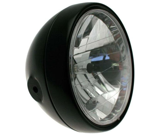 Bihr Classic Headlight Black Ø180x160mm UniversalKed9b