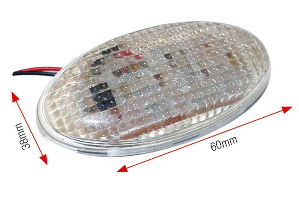 BIHR œIL LED BLINKERS - MÉRET nagy | Universal YM-1813led (par)