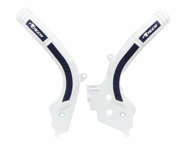 Racetech Bi-Material Frame Guard White/Fekete R-prottmbnnr1