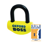 Oxford Big Boss Disc Lock - Ø16 mm sárga of46