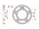 AFAM Steel Standard hátsó lengő 12607 - 530