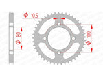 AFAM Steel Standard hátsó lengő 14213 - 428