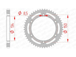 AFAM Steel Standard Hátsó Sprock 16207 - 428