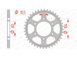 AFAM Steel Standard Hátsó Beszélt 16504 - 520