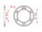 AFAM Steel Standard Hátsó Sprock 35304 - 520