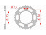 AFAM Steel Standard Hátsó Sprock 71304 - 520