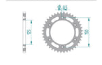 AFAM Steel Standard Hátsó Sprock 71304 - 520