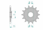 AFAM Steel Standard Front Sprocket 22406 - 520 för Suzuki RM-Z 450 och RMX 450. Hållbart framdrev med 520-kedjekompatibilitet och exakt passform.