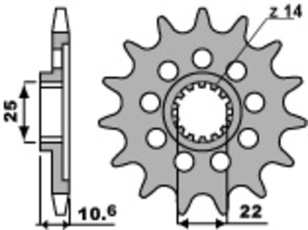 PBR acél szabványos első láncszem 2127 - 520 2127 15 18NC