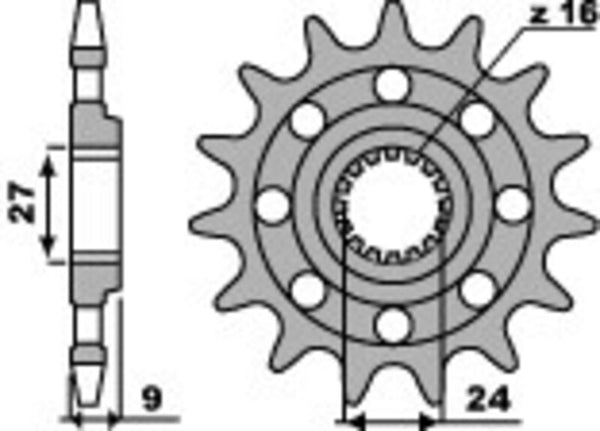 PBR acél szabványos első láncszem 2192 - 520 2192 17 18NC