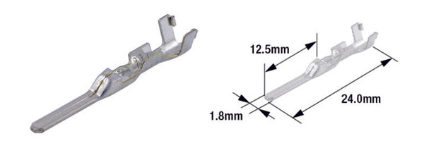 Tourmax hím terminálpint 070 (Fry) -brass-50-Pack-ETP-72