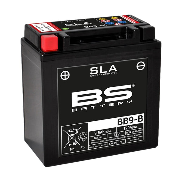 BS Battery SLA Battery Maintenance-Free Factory Activated - BB9-B 