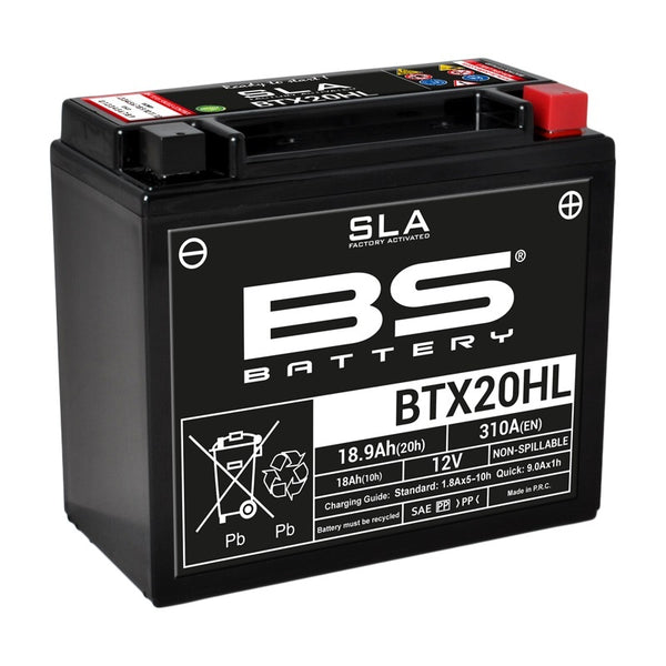 BS Battery SLA Battery Maintenance-Free Factory Activated - BTX20HL 