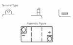 Yuasa Battery Conventional Without Acid Pack - B38-6a