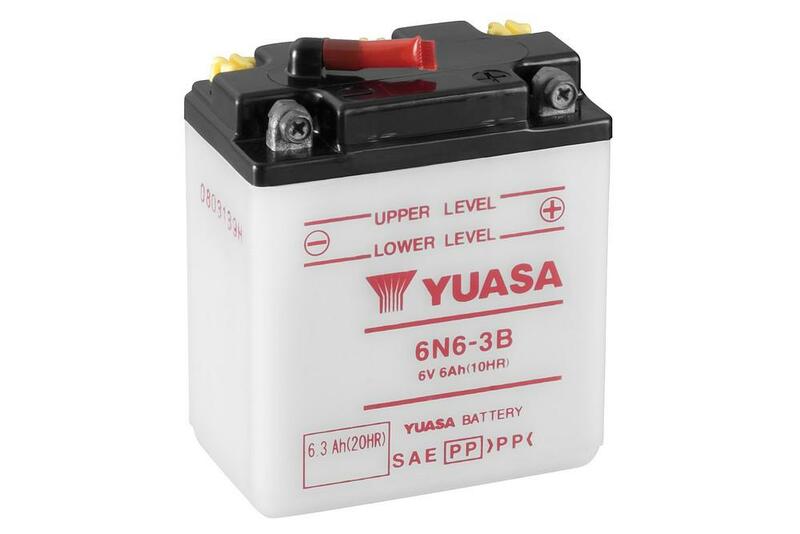 Yuasa Battery Conventional Without Acid Pack - 6n6-3b