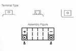 Yuasa Battery Maintenance Free With Acid Pack - YTX14 -B