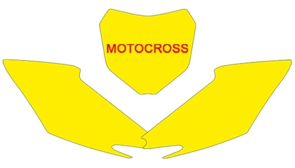 Blackbird Plate Matricák sárga Honda CRF250R/450R 3138/000004