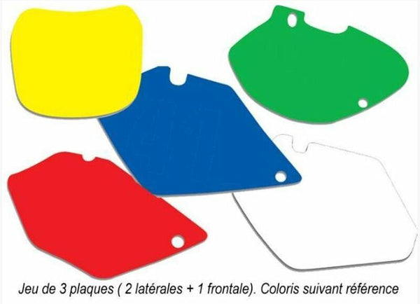 Blackbird Plate matricák fehér yamaha yz125/250 3224/000005