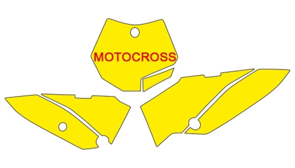 Blackbird Plate Matricák kék KTM SX65 3516/000007