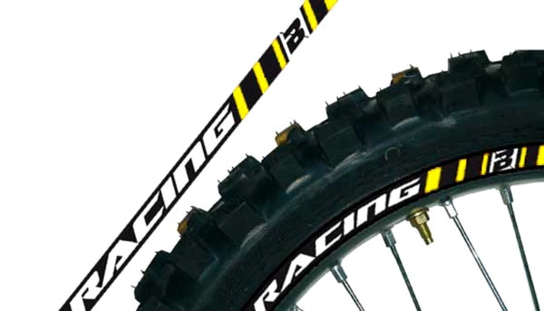 Blackbird kerék grafikus matricák sárga univerzális 5081/40