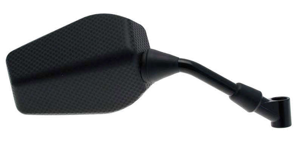 V alkatrészek F1 téglalap alakú jobb tükör univerzális m8/125 - szén (1 pc) e692d