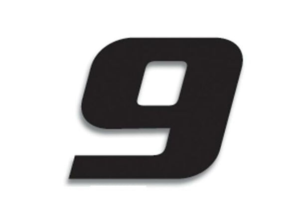 Blackbird Race szám 9 20x25cm fekete 5049/20/9