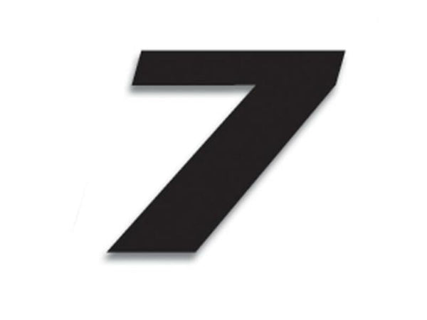 Blackbird verseny száma 7 20x25cm fekete 5049/20/7