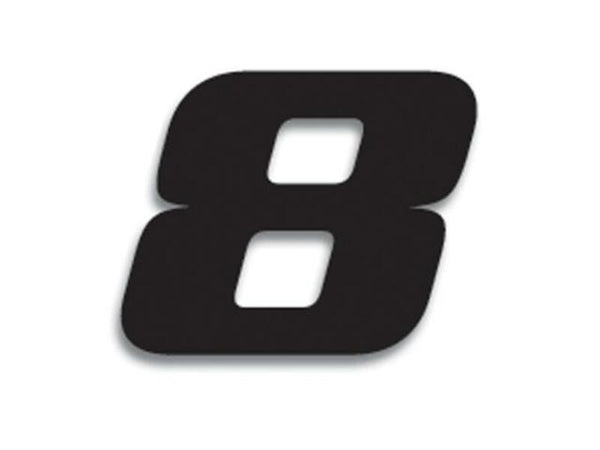 Blackbird verseny száma 8 20x25cm fekete 5049/20/8