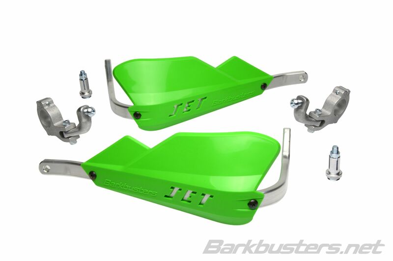 Barkbusters Jet Handguard Set kétpontos kúpos zöld Jet-002-02-GR