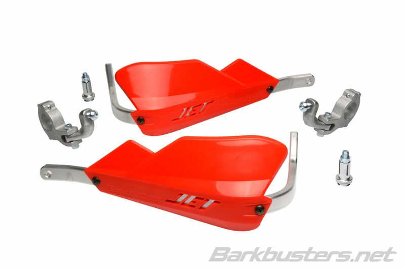 Barkbusters Jet Handguard Set kétpontos kúpos piros jet-002-02-rd